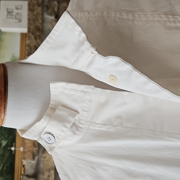 Talbots white Monk Neck Blazer Jacket - Picture 6 of 14